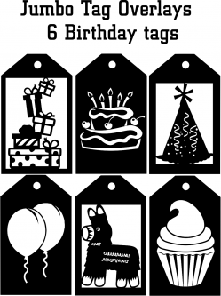 Jumbo Birthday Tags
